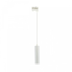 MADARA MINI RING GU10 ZWIS NA SZYNOPRZEWÓD 3F 230V IP20 fi55*200mm BIAŁY kabel 1m