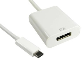 Kabel adaptera, 4K, do wyświetlaczy: 1, USB C, DisplayPort