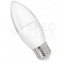 Żarówka LED E27 230V 8W 710lm 3000K świecowa barwa WW biała ciepła SPECTRUM LED
