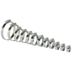 Sealey SHCS3 Hose Clip Assortment 85pc &#xD8;8-57mm Zinc Plated