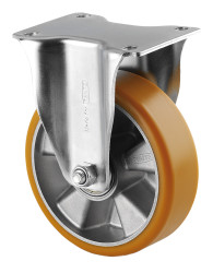 Koło samonastawne średnica kabla 160mm Płyta Tente 600kg wysokość całkowita 200mm