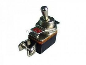 Przeł. hebel. stabilny 3A 250V 2P boczny śruby