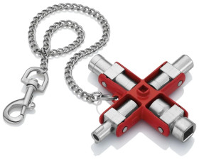 Klucz uniwersalny do wszystkich standardowych tablic rozdzielczych i systemów odcinających 90 mm KNIPEX 00 11 06