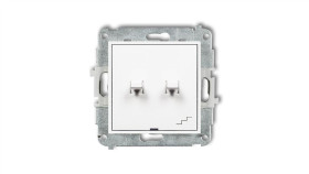 Icon Mechanizm Łącznika Podwójnego Schodowego W Stylu Amerykańskim Biały Mat...