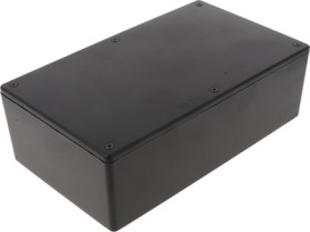 ABS enclosure, (L x W x H) 193 x 112 x 56 mm, black (RAL 9005), IP54, 1591XXEBK