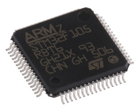 Mikrokontroler STMicroelectronics STM32F1 LQFP 64-pinowy Montaż powierzchniowy ARM Cortex M3 128 kB 32bit CAN:2 72MHz