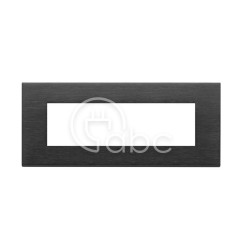 Ramka ozdobna 7M metal szczotkowany czarny, 22657.13