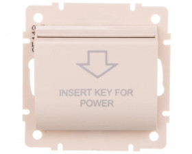 LOGI Łącznik hotelowy z opóźnieniem wyłączenia śrubowy 10AX 250V kremowy 021190103 25143