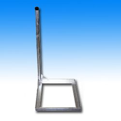 Balkonständer Mastfuß - Stahl feuerverzinkt