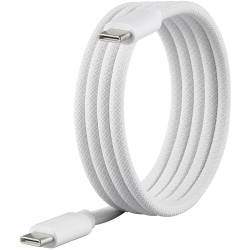 Renkforce RF-6437918 USB cable USB 2.0 USB-C 1m White magnetic winder