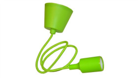 Oprawa Kido Na Żarówkę E27 Z Przewodem Zielona