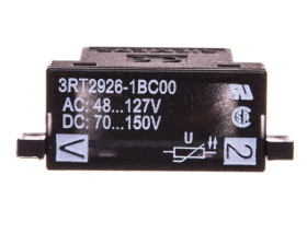 Układ tłumiący warzstor 48-127V AC 70-150V DC ze wkaźnikiem LED S0 3RT2926-1BC00