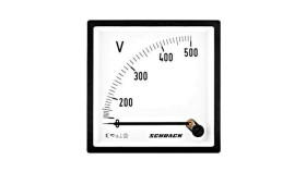 Woltomierz 96X96 500V Ac