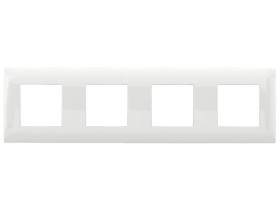 DANTE Ramka 4 poczwórna biały 450484 KOS