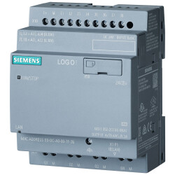 Siemens 6ED10522CC080BA2 LOGO PLC Controller 24 V DC cloud connectivity