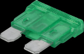 Automotive flat fuse, 30 A, light green