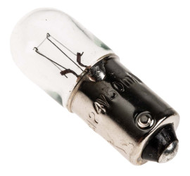 Oświetlenie wskaźnika 24 V BA9s bezbarwna 4 lm RS PRO rozmiar T3 1/4