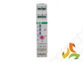 Czujnik zaniku i asymetrii faz z reg. progiem asymetrii 1-fazowy 1P 400V+N CZF-311 F&F FILIPOWSKI