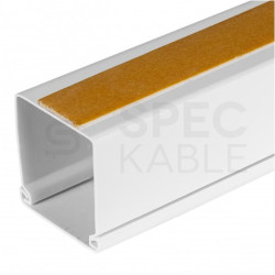 Listwa elektroinstalacyjna kanał kablowy BKK 16x16mm korytko z pokrywą i taśmą montażową 2-stronną NEKU