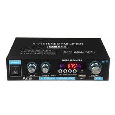 AK35 2x30W Cyfrowy wzmacniacz mocy HIFI bluetooth 5.0 USB FM TF Card Stereo Home Theater Car Audio 110V 220V AMP z pilotem