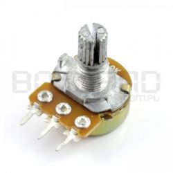 Potencjometr obrotowy 10kΩ liniowy 1/8W
