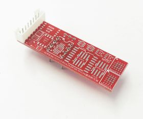 Adapter 2xBGA24/WSON/(S)SOP/SOT -->PDIP8 + ICSP dla pamięci Flash/EEPROM (simple)