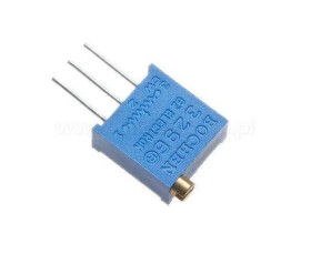 Potencjometr montażowy 3296W - wieloobrotowy 20kΩ THT
