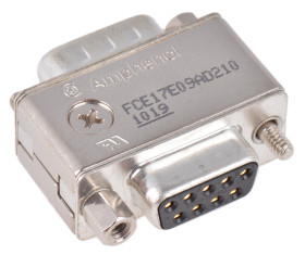 Adapter D-sub z typu D-Sub z 9 stykami na rodzaj Żeński z rodzaju Męski na typ D-Sub z 9 stykami
