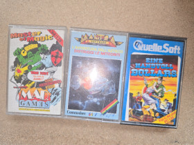 C64 Game set tapes (3)