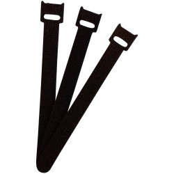 Fastech Etk-3-150-9999-100 Hook-And-Loop Cable Tie Black 150X13mm Pack Of 100