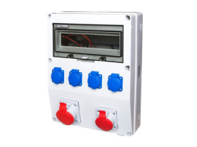 Rozdzielnica budowlana RB 14M gniazda 1x16A/5 1x32A/5 IP54 RSE-05 942101 ELEKTROMET