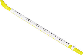 TE Connectivity STD03W-4 Oznacznik kablowy Nadruk 4 Zakres średnicy zewnętrznej 1.90 do 2.65 mm 092790-000