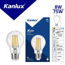 Żarówka LED E27 XLED A60 8W-WW 1055lm 2700K barwa ciepła 29604