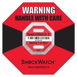 ShockWatch 2 50G Vibration - Tilt Label