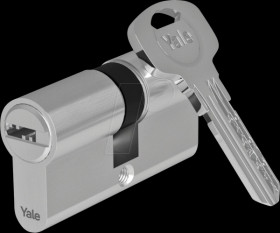 10-1072-4040-00-2201 Double cylinder 1000, NGF, 40/40, nickel satin