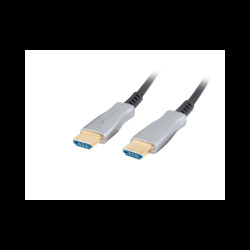 Kabel HDMI M/M V2.0 10M czarny optyczny AOC Lanberg