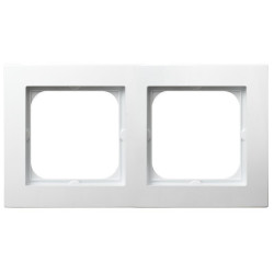 Ramka podwójna biała R-2G/00 As Ospel