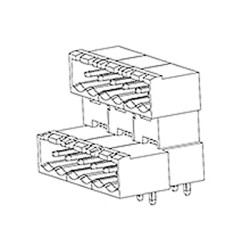 5.08mm Pitch Eurostyle Horizontal Dual L