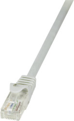 kabel LAN LogiLink CP2012U, 1 szt., RJ45, CAT 6, U/UTP, 0.25 m, szary