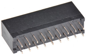 Gniazdo PCB 18 -pinowe 2 -rzędowe raster: 2.54mm typu płytka – płytka Proste Montaż na płytce drukowanej