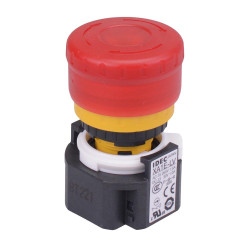 XA1E-LV313Q4R 24V illuminated 16mm Emergency Stop Switch 3NC-1NO IP65 IDEC