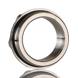 Adapter do dławnic kablowych gwint wew M40 gwint zew M50 Mosiądz platerowany niklem rozmiar gwintu M50 → M40