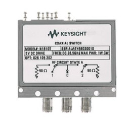 Przełącznik częstotliwości radiowej N1811TL-026-105-201 12000000ns 60dB 1.12dB Złącze SMA żeńskie 67GHz Keysight