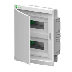 Rozdzielnica modułowa Elegant 2x12 podtynkowa IP40 PE+N drzwi białe 2435-00
