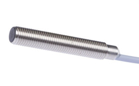 Czujnik indukcyjny M8x1 dł: 50mm zabudowany Sn: 1.5mm 10-30VDC PNP NO kabel 2m PVC IP67 stal nierdzewna IB080100