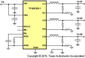 2.7V to 6.5V Input, 3A/2A/2A Triple Buck Converter