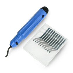 Nóż do obróbki wydruków 3D - gratownik z 10 zapasowymi ostrzami