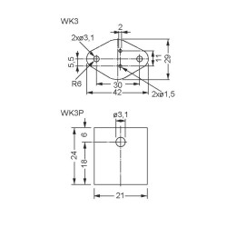 Fischer Elektronik WK3 Folia termoprzewodząca WK3, +150 °C, 0.9 W/mK, (D x S) 11 mm x 8 mm