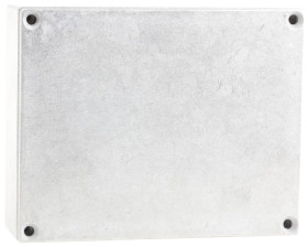 Obudowa Aluminium odlewane szerokość zew. 95 mm długość zew. 120 mm wys. zew. 34 mm Hammond IP54 Naturalny