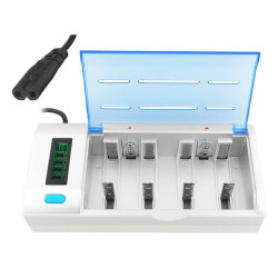 Ładowarka R3,R6,R14,R20-x4 ,9Vx2 wyświetlacz LCD LTC / LxB355